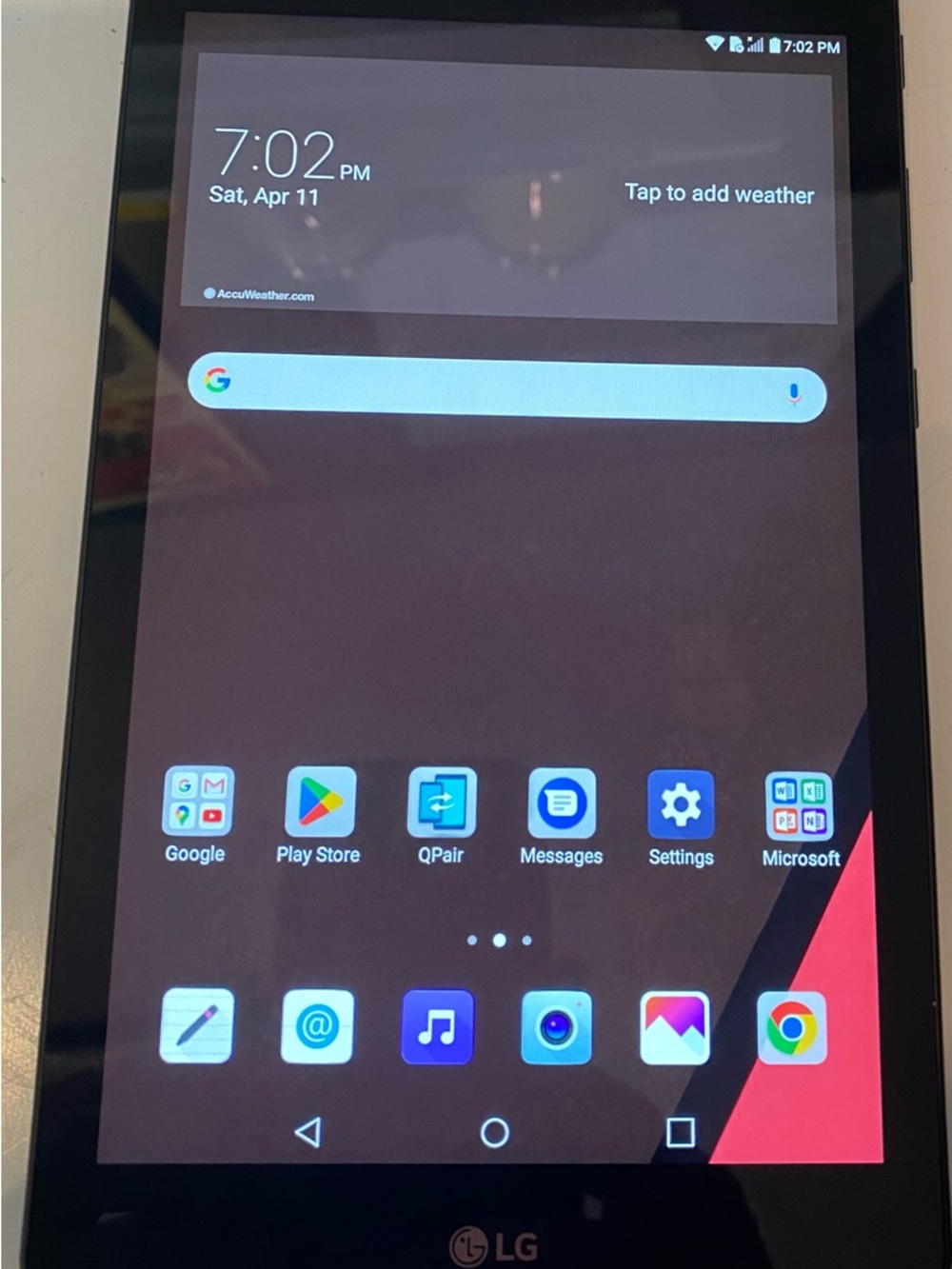 LG 533V Cell Phone/Tablet with Touchscreen Display
